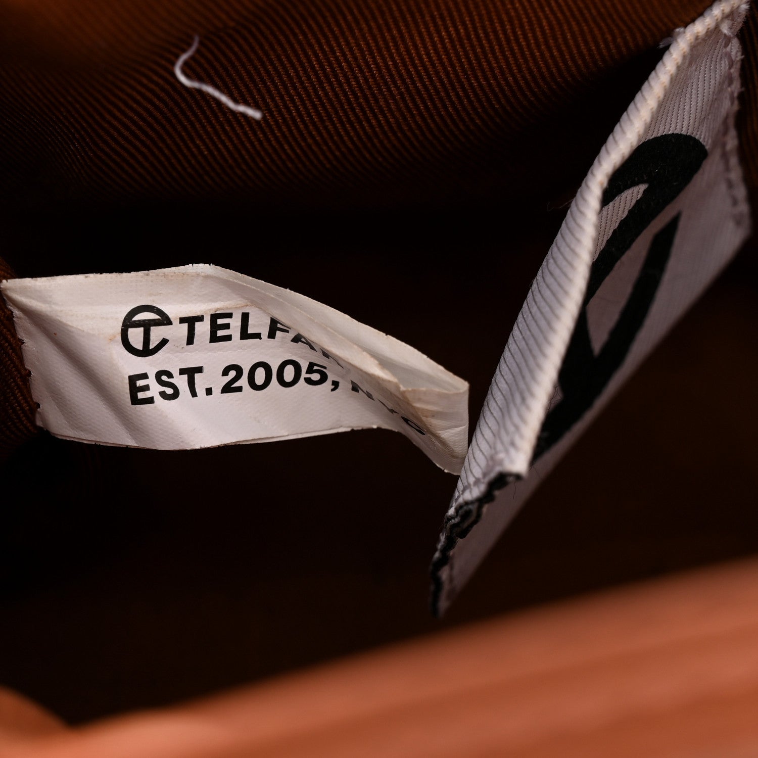 Vegan Leather Small Shopping Bag Tan