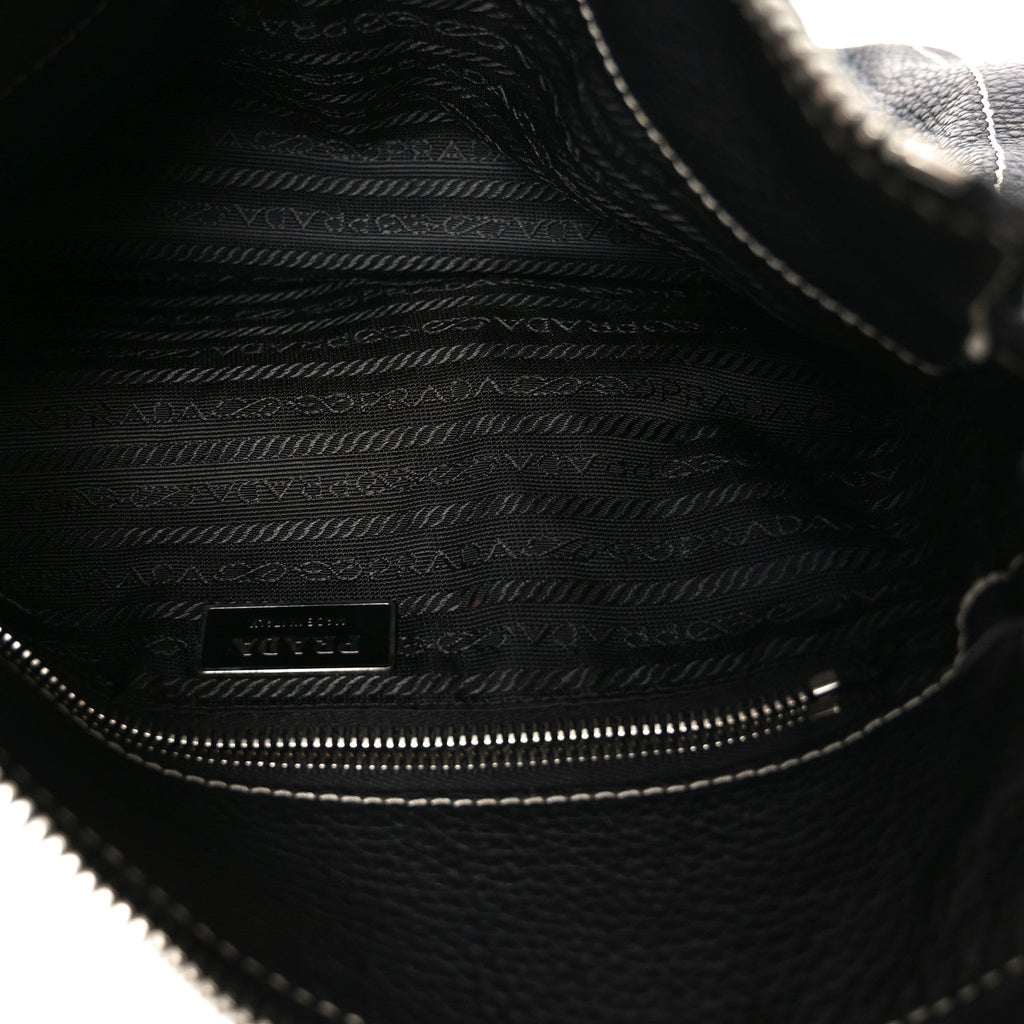 Vitello Daino Hobo Black