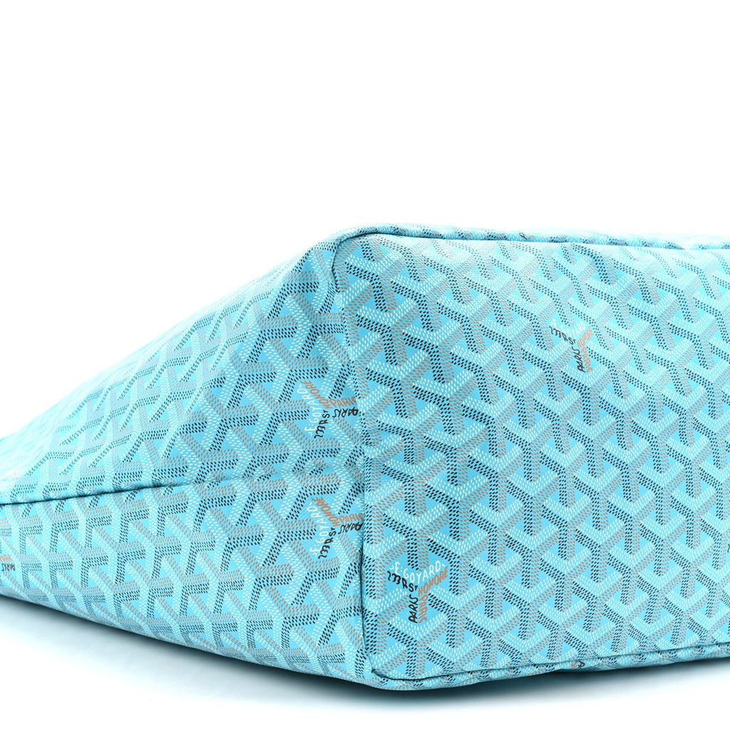 Goyardine Saint Louis GM Balise Beach Towel Set Turquoise