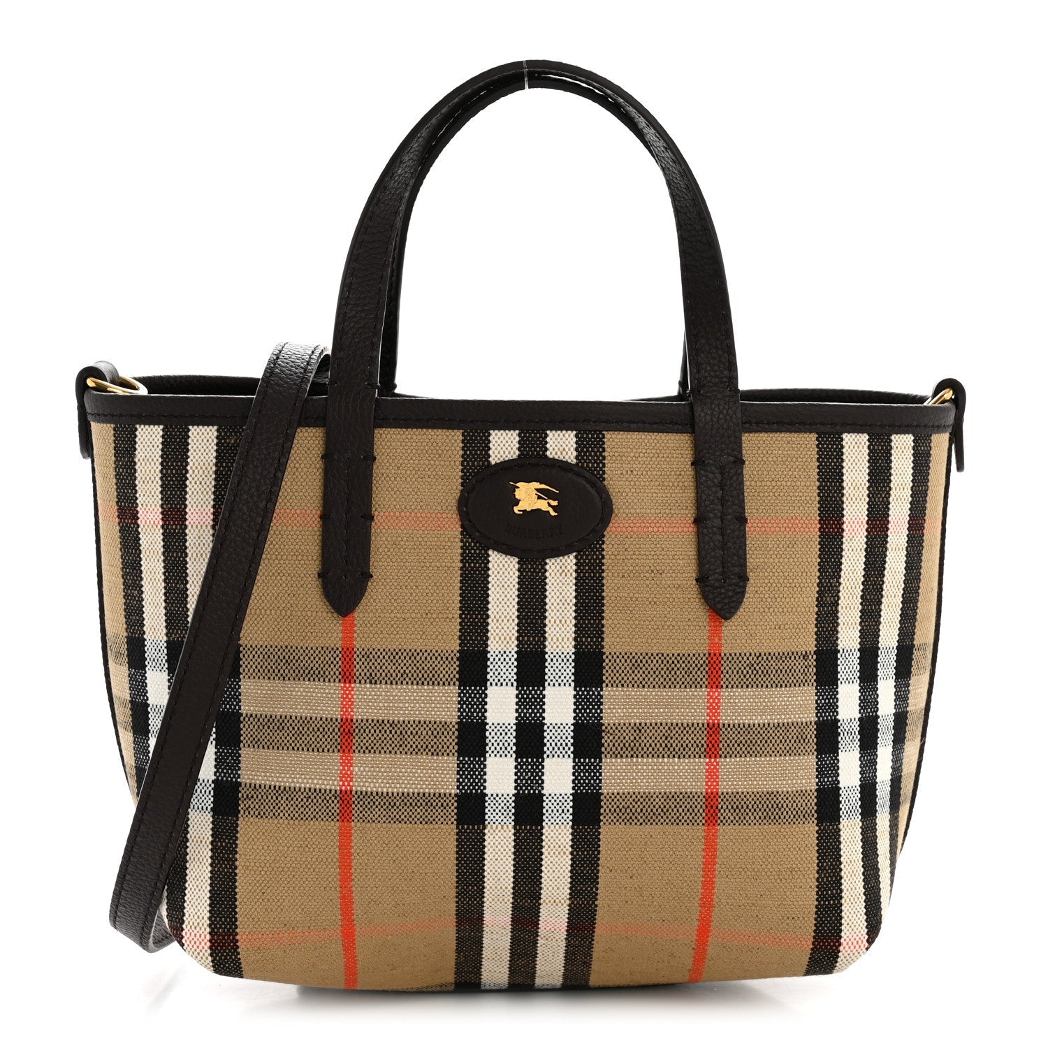 Grainy Calfskin Mini Reversible Tote Peat Sand