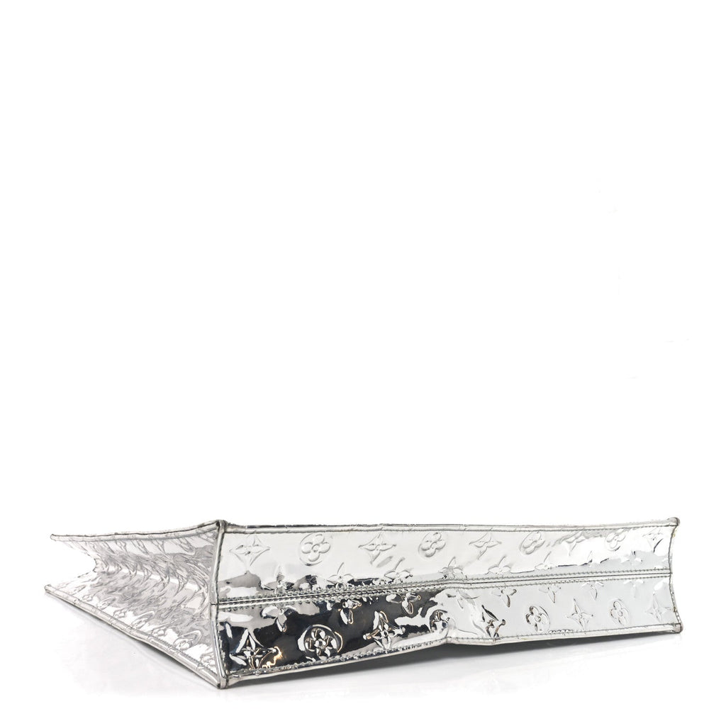 Monogram Miroir Sac Plat Silver