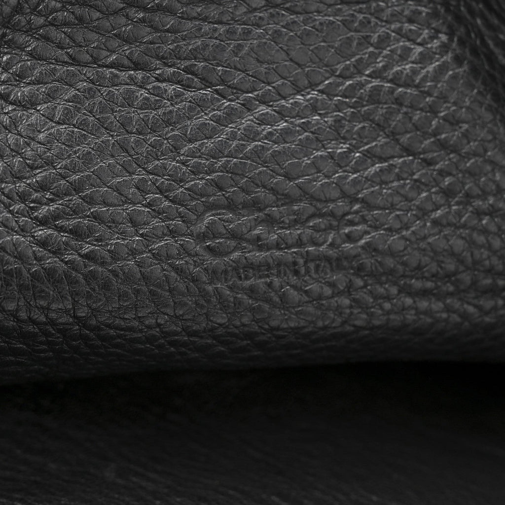 Calfskin Paddington Hobo Black