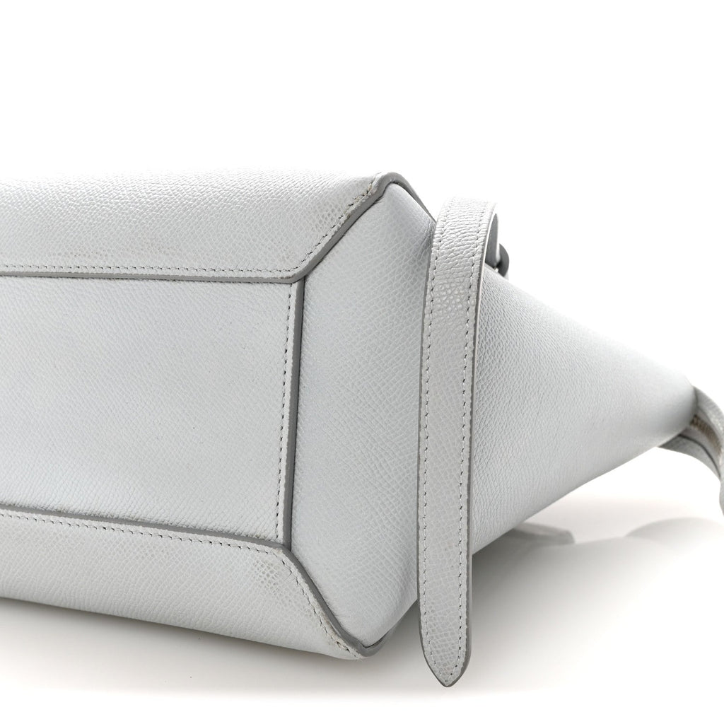 Grained Calfskin Micro Belt Bag Cloud