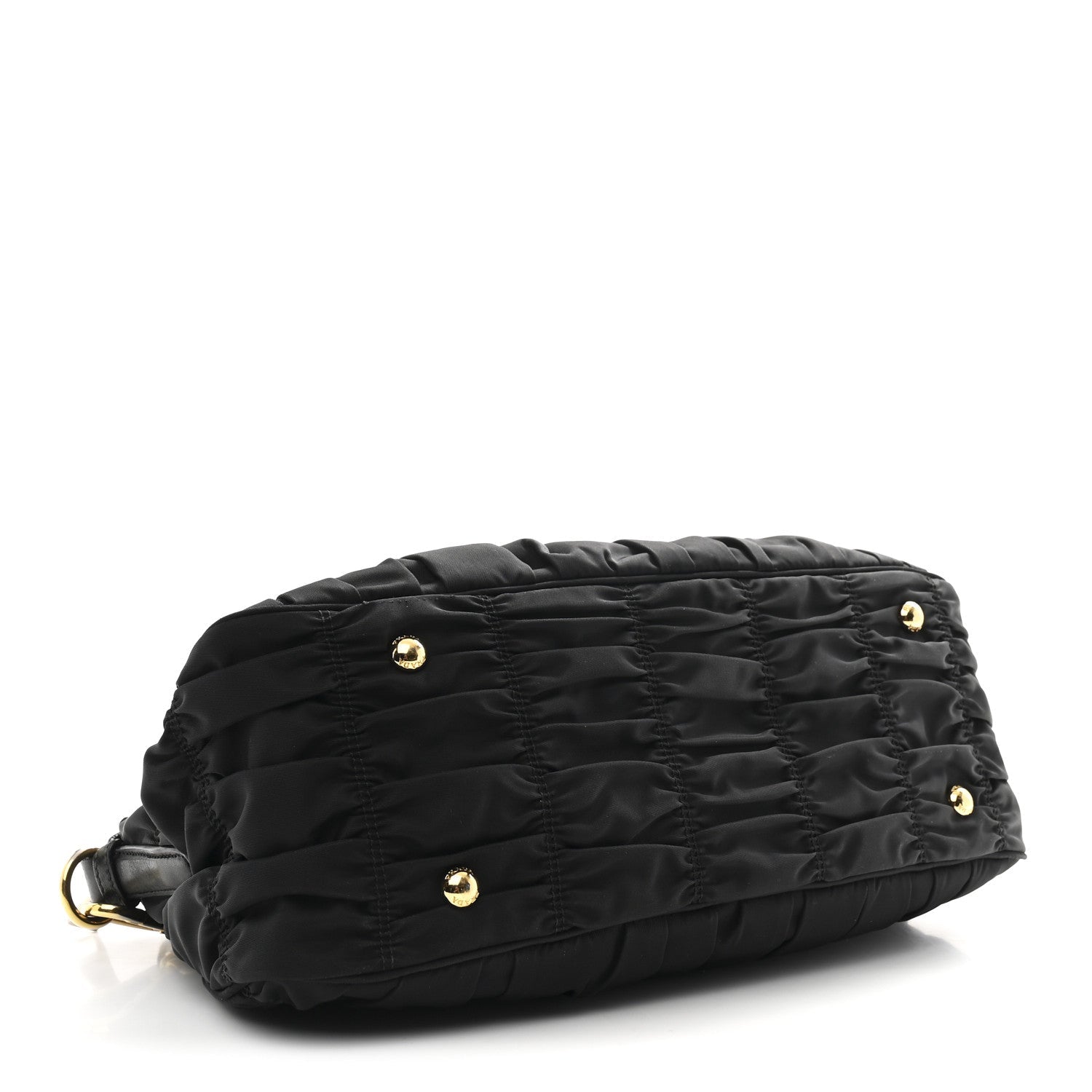 Tessuto Nylon Gaufre Tote Black