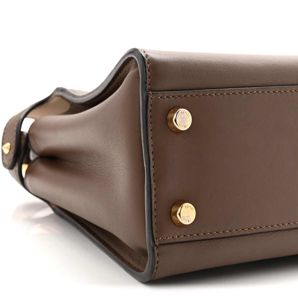 Vitello Tahiti Burro Bi-Color Medium Peekaboo Iconic Essentially Satchel Maya Camelia Confetto