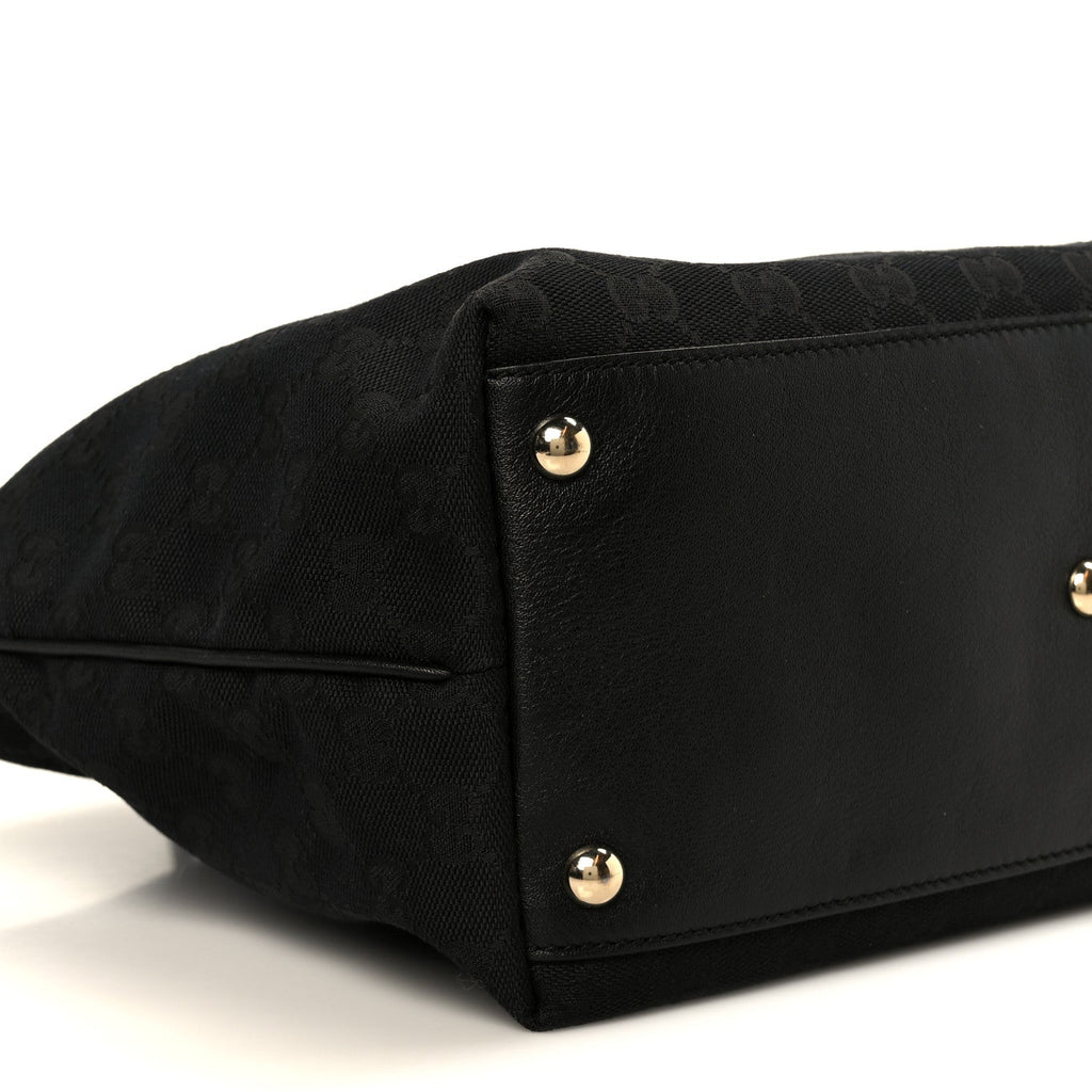 Monogram Medium New Britt Tote Black