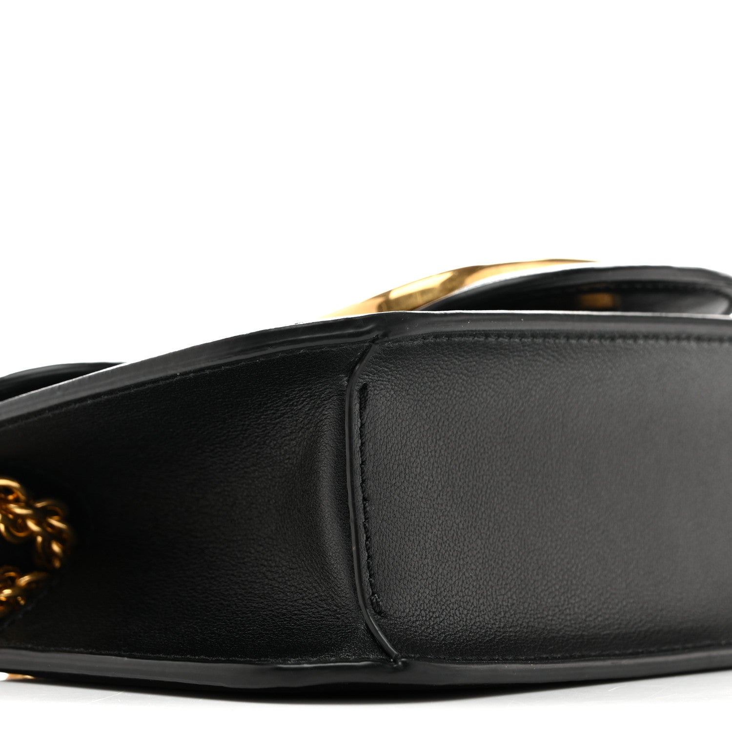 Calfskin Vlogo Small Loco Shoulder Bag Black