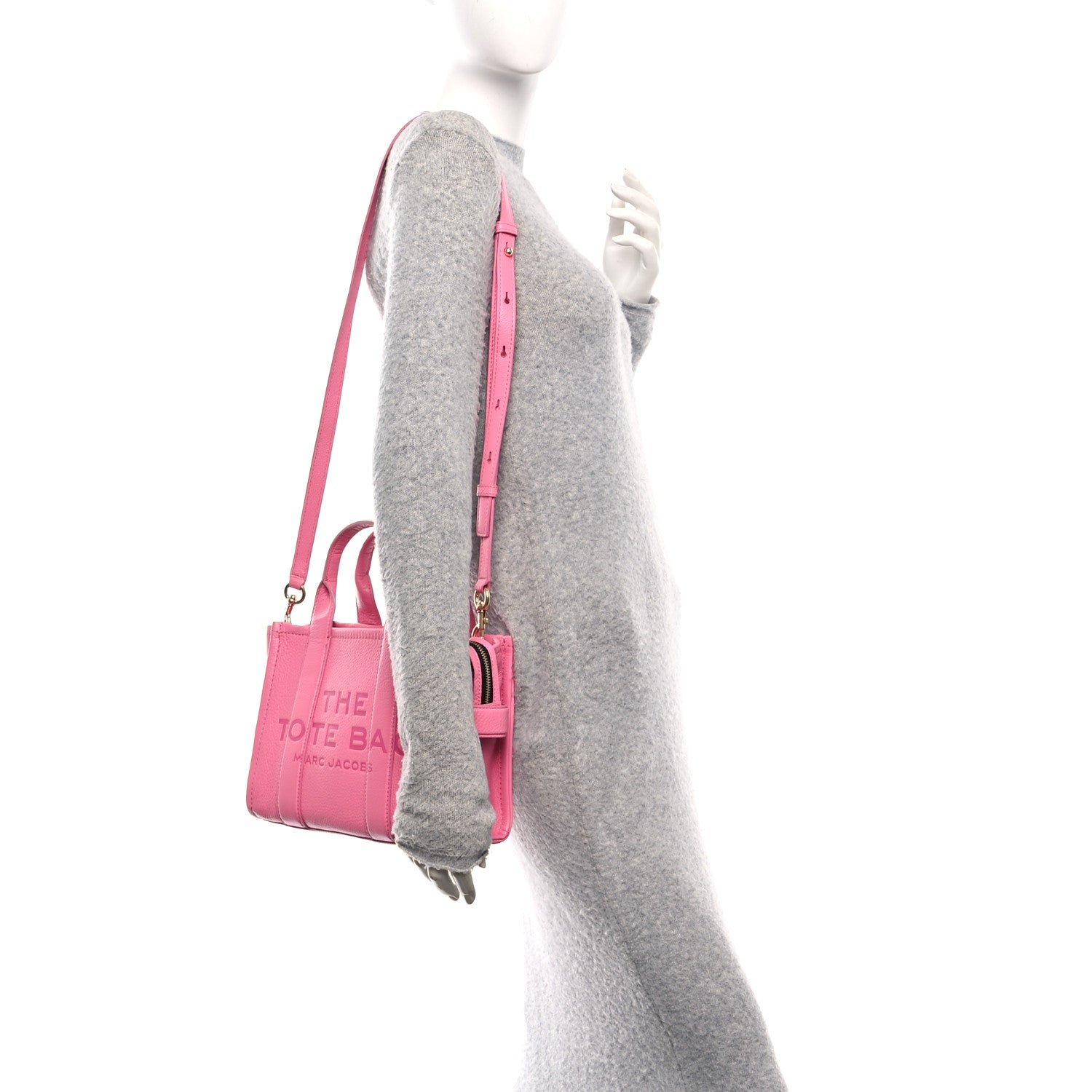 Grained Calfskin Small The Tote Bag Morning Glory