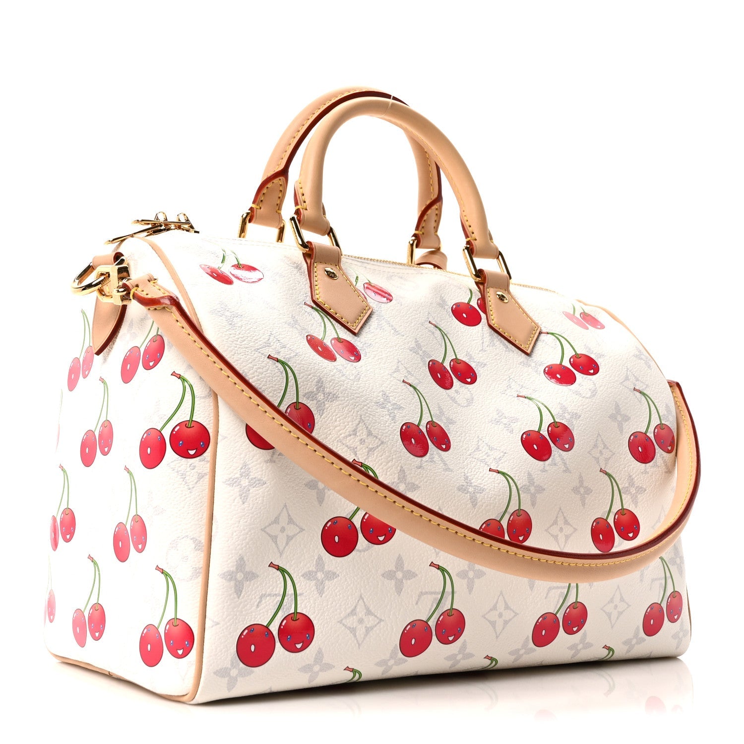 LV X TM Monogram Cerises Speedy Soft Bandouliere 30
