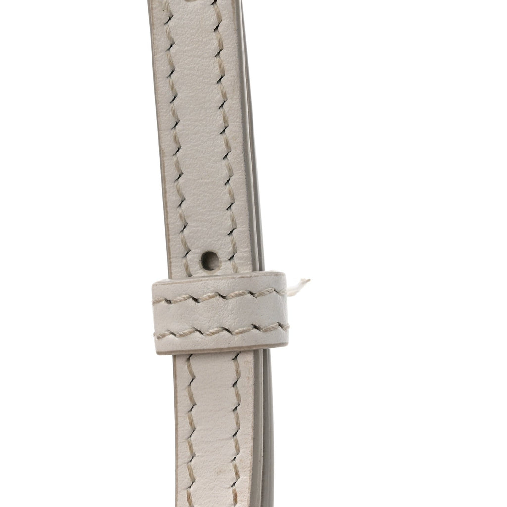 Calfskin DG Logo Flap Crossbody Bag White
