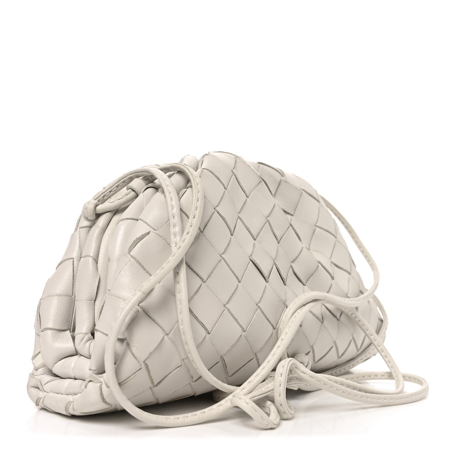 Nappa Intrecciato The Mini Pouch Chalk