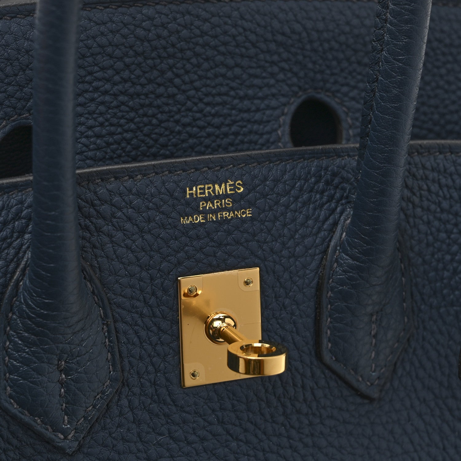 Togo Birkin 25 Bleu de Prusse