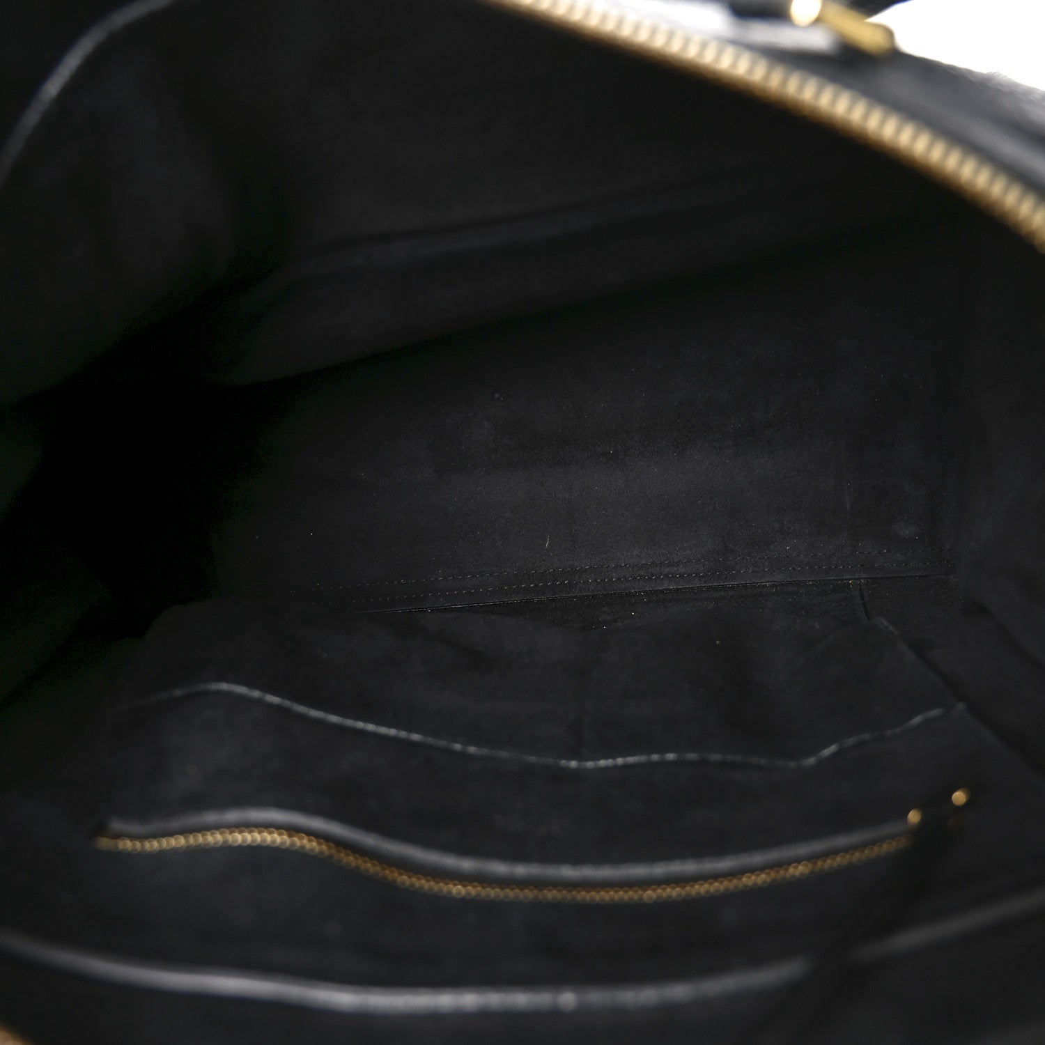Bullhide Calfskin Medium Ring Bag Black