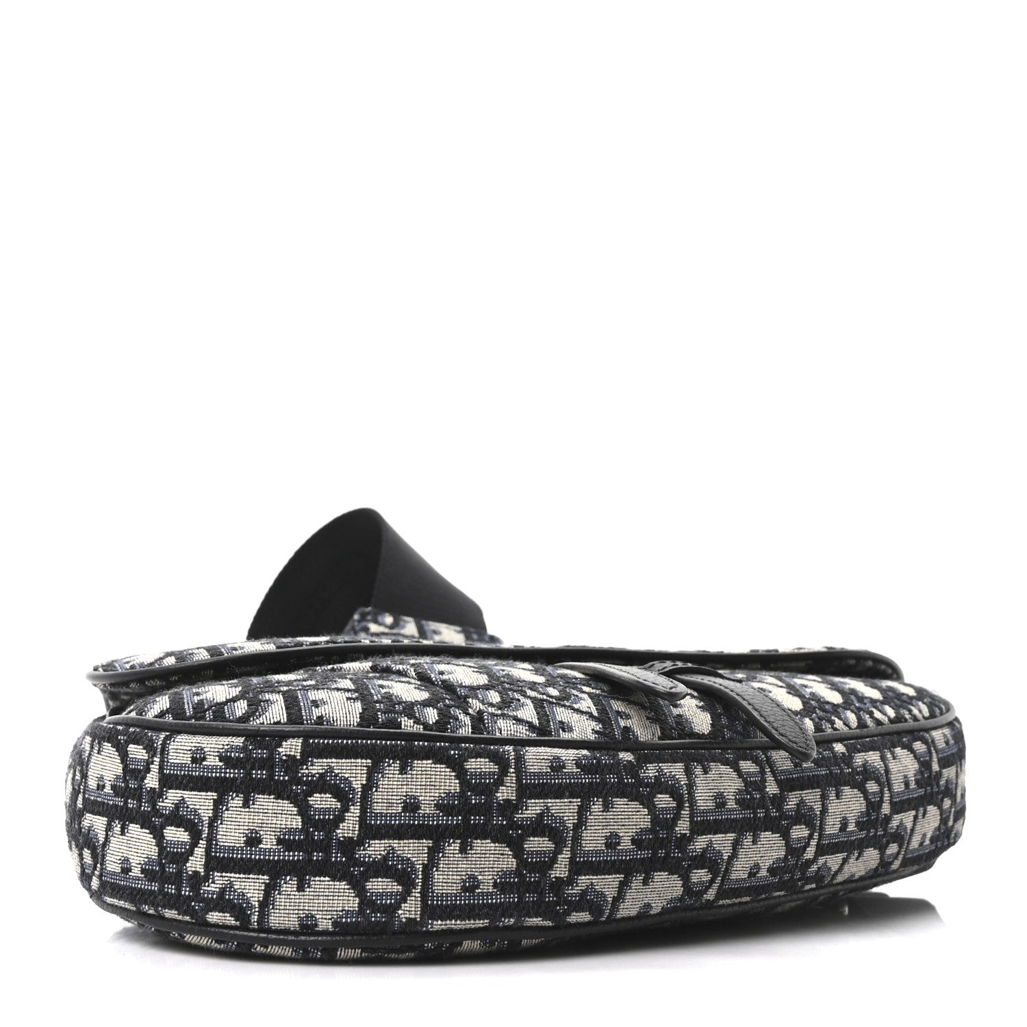 Oblique Mens Saddle Bag Blue