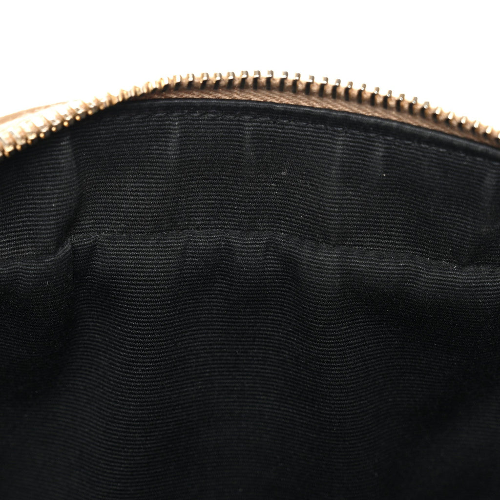 Calfskin Matelasse Monogram Lou Camera Bag Dark Beige