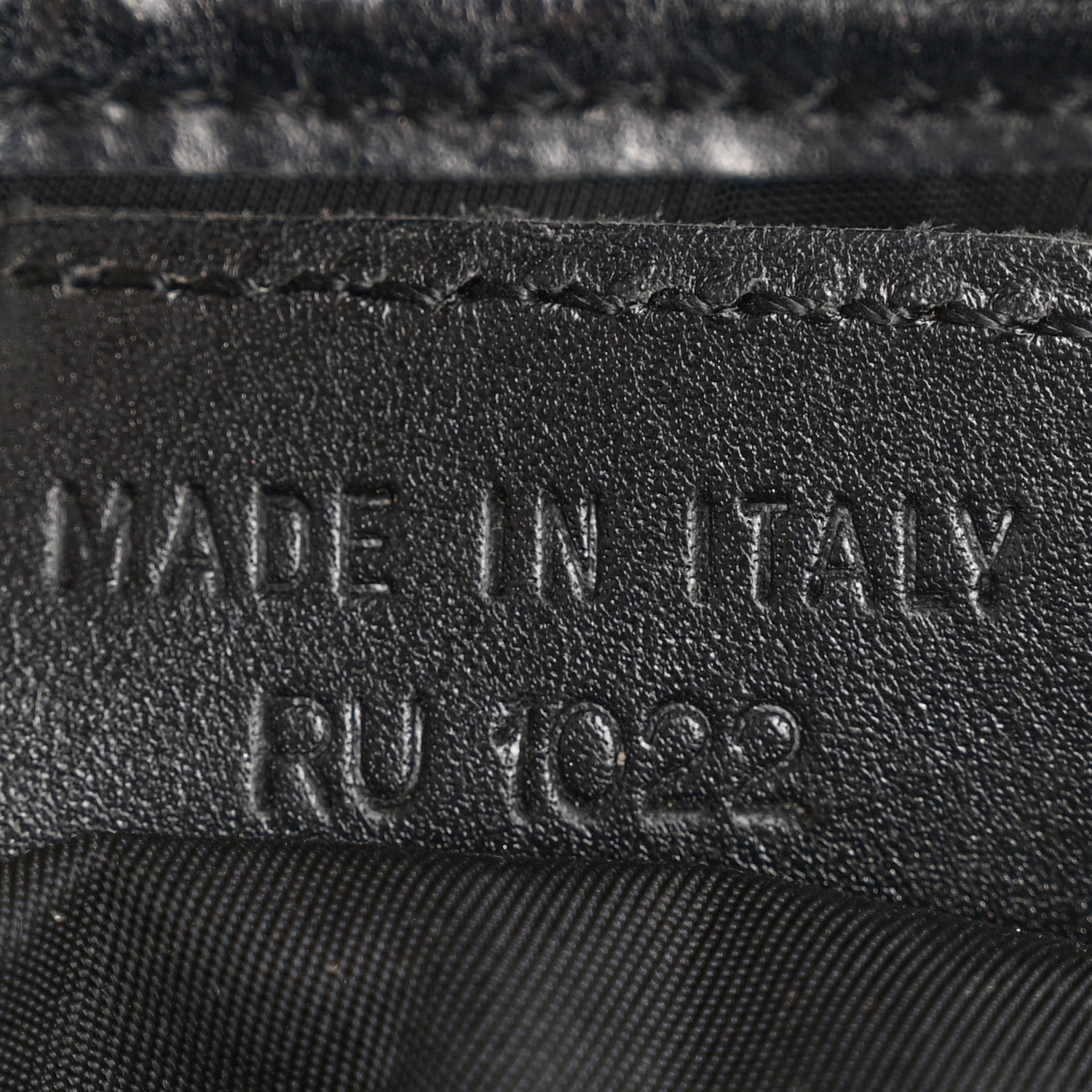 Monogram Saddle Bag Black