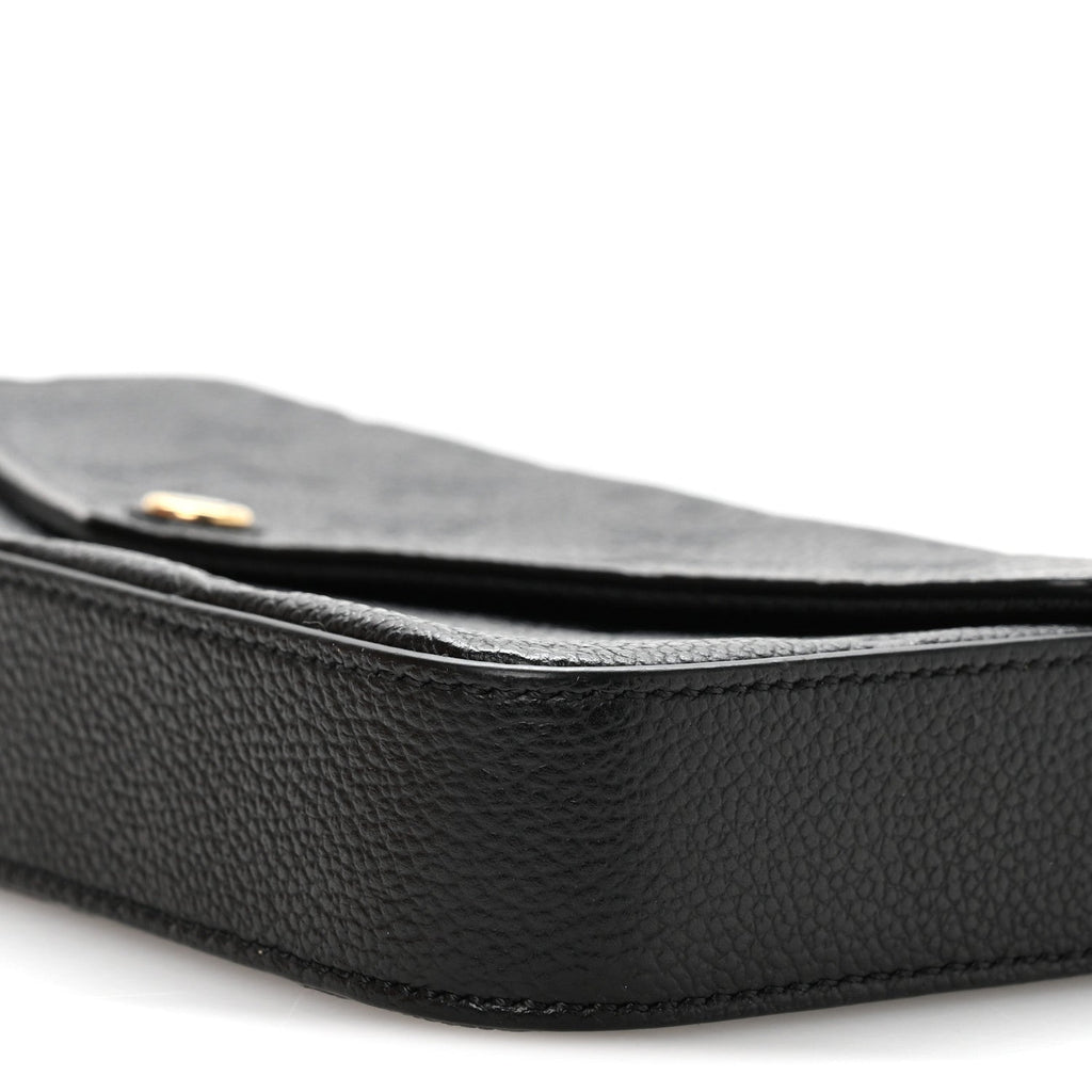 Empreinte Pochette Felicie Chain Wallet Black