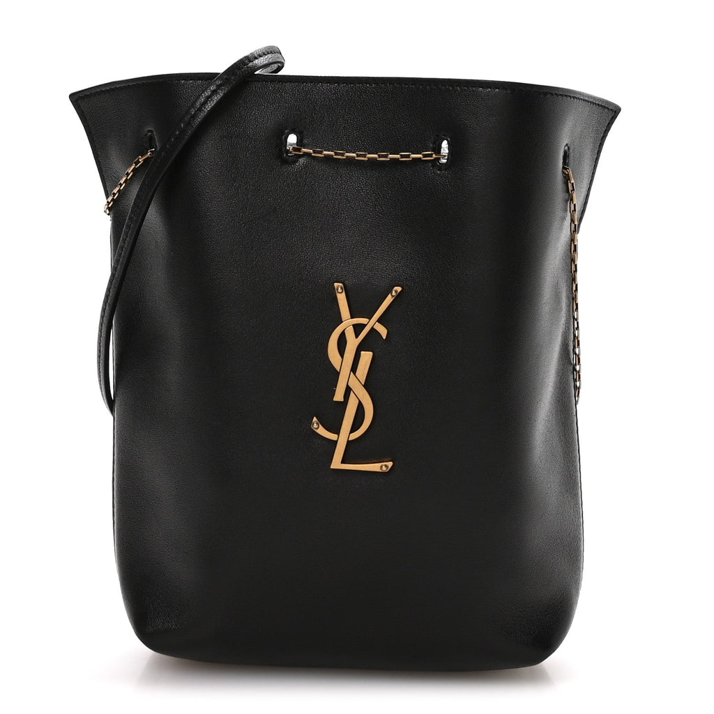 Lambskin Pochon Shoulder Bag Black