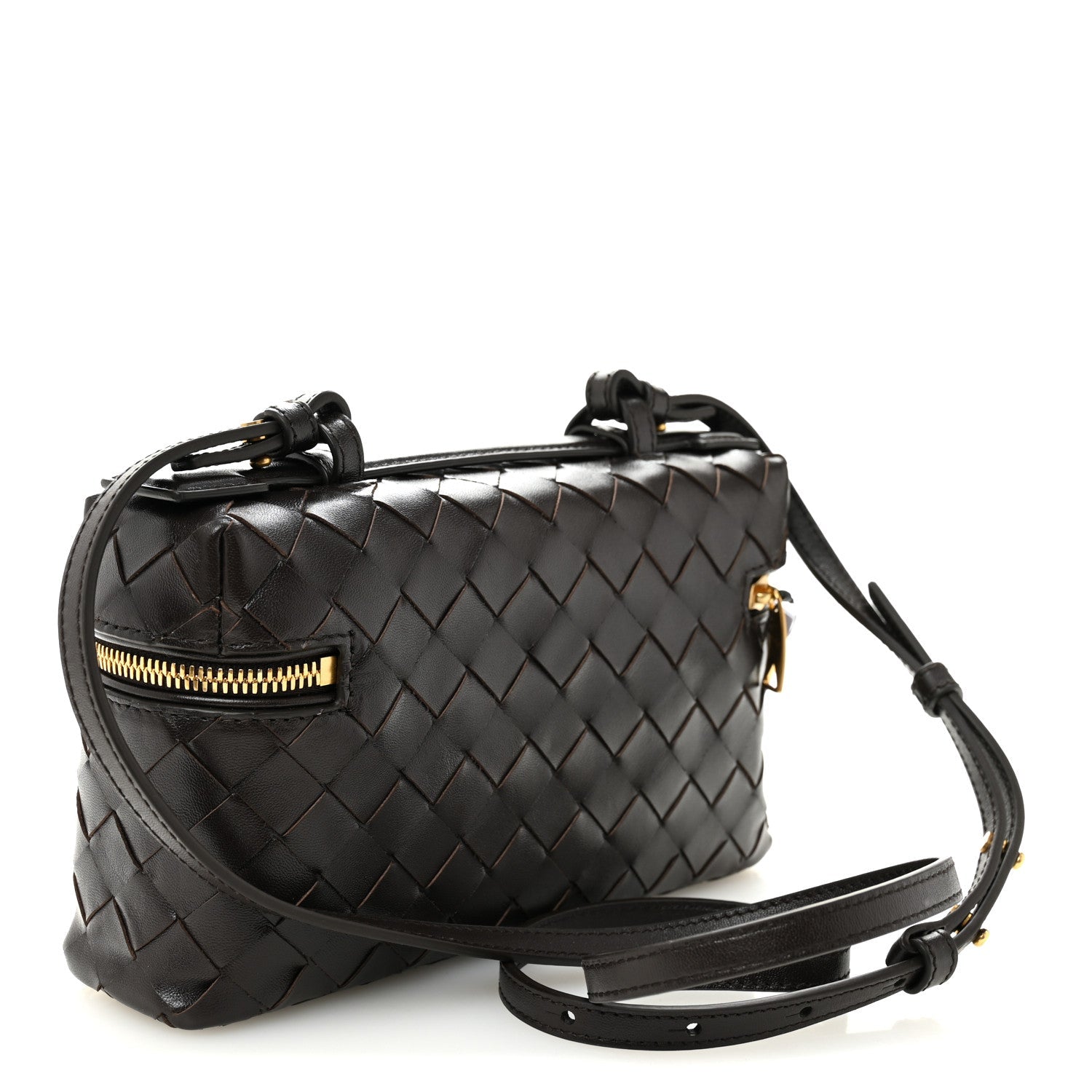 Calfskin Intrecciato Bang Bang Vanity Case Fondant
