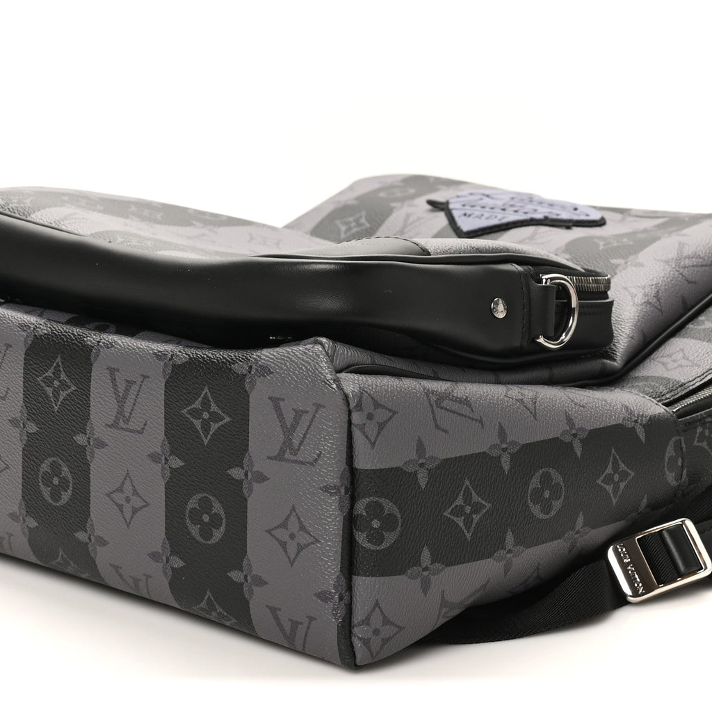 X NIGO Monogram Eclipse Stripes LV Heart Modular Utilitary Backpack