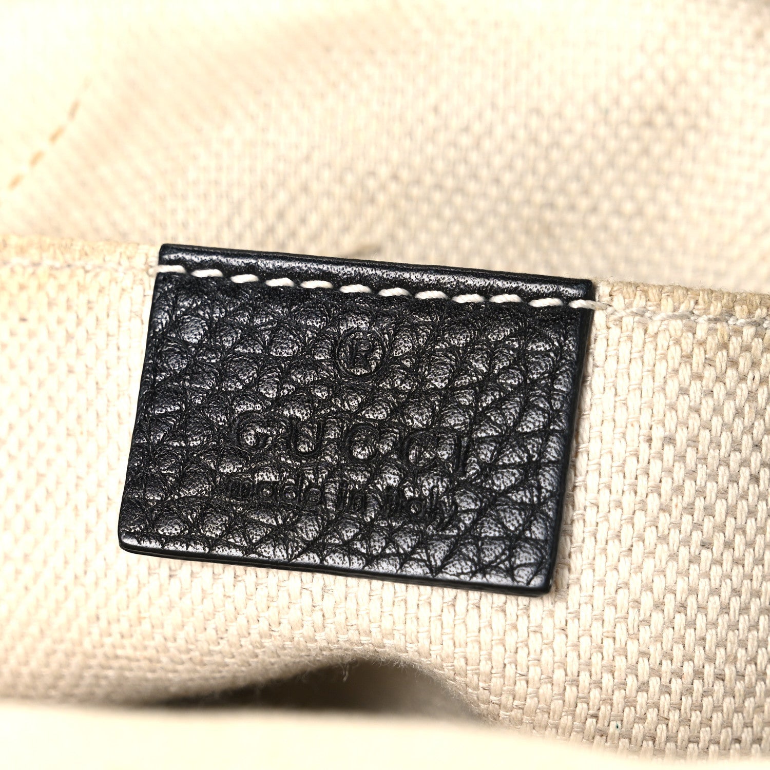Pebbled Calfskin Small Soho Disco Bag Black