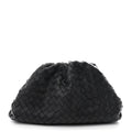 Nappa Maxi Intrecciato The Pouch Oversized Clutch Black