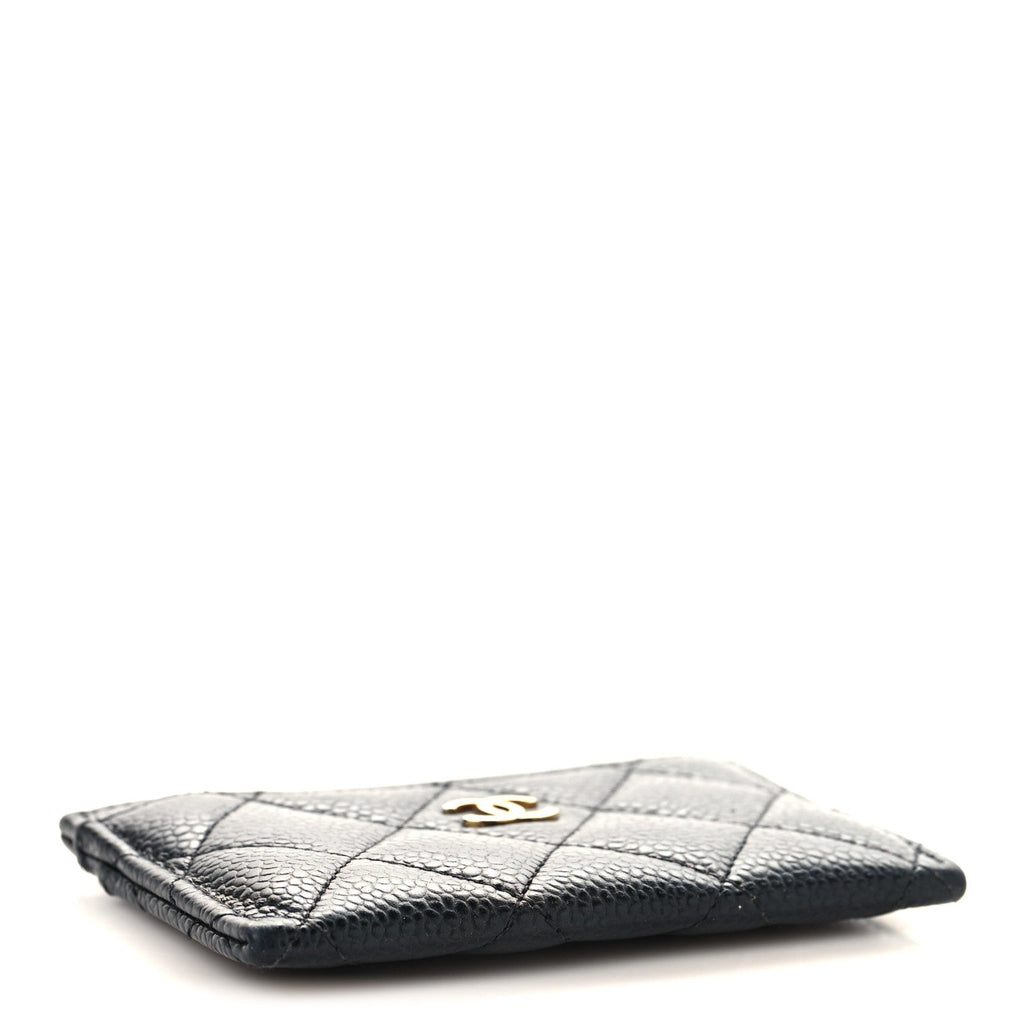 Caviar Quilted  Holder Black