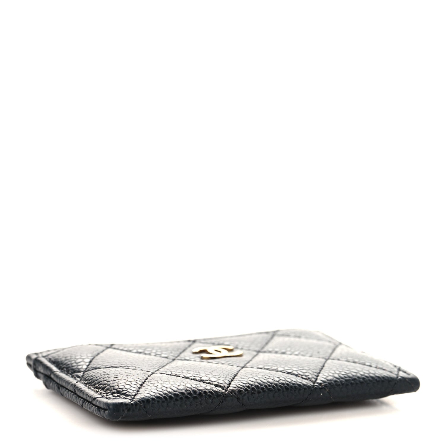 Caviar Quilted  Holder Black