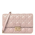 Pearly Lambskin Cannage Miss Dior Promenade Pouch Lotus