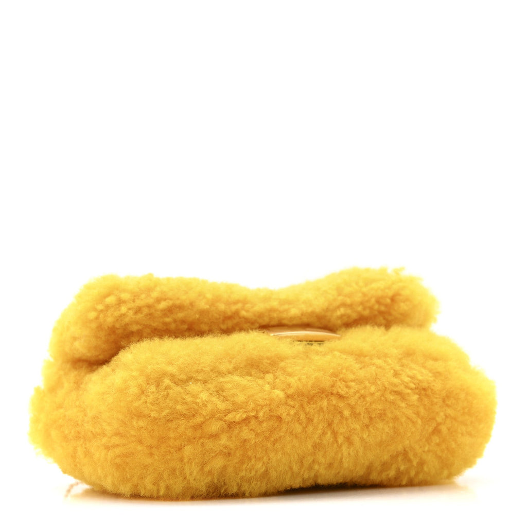 Shearling Vitello Grace Nano Baguette Charm Narciso