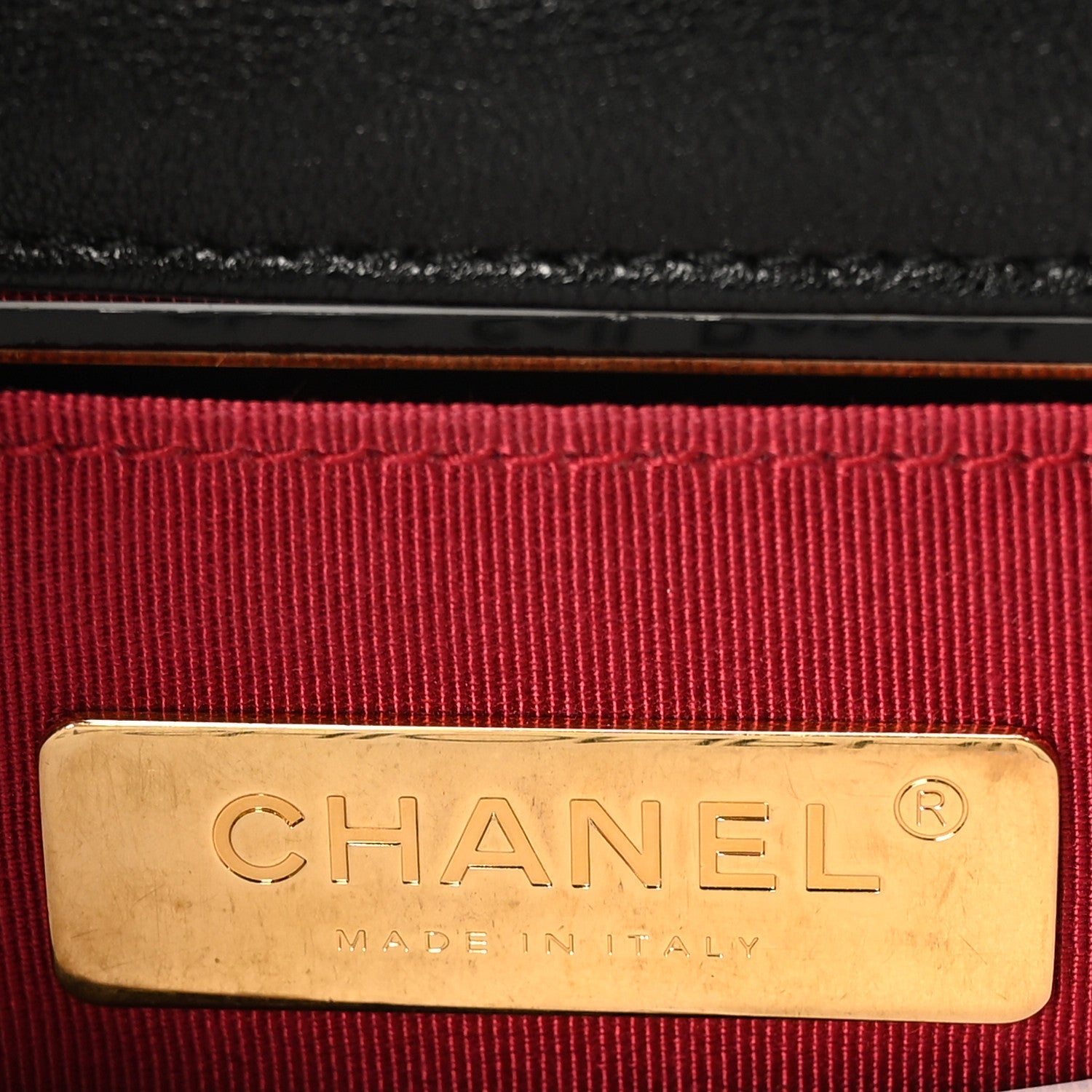 Goatskin Quilted Chanel 19 Waist Bag Black
