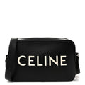 Smooth Calfskin Medium Messenger Bag Black