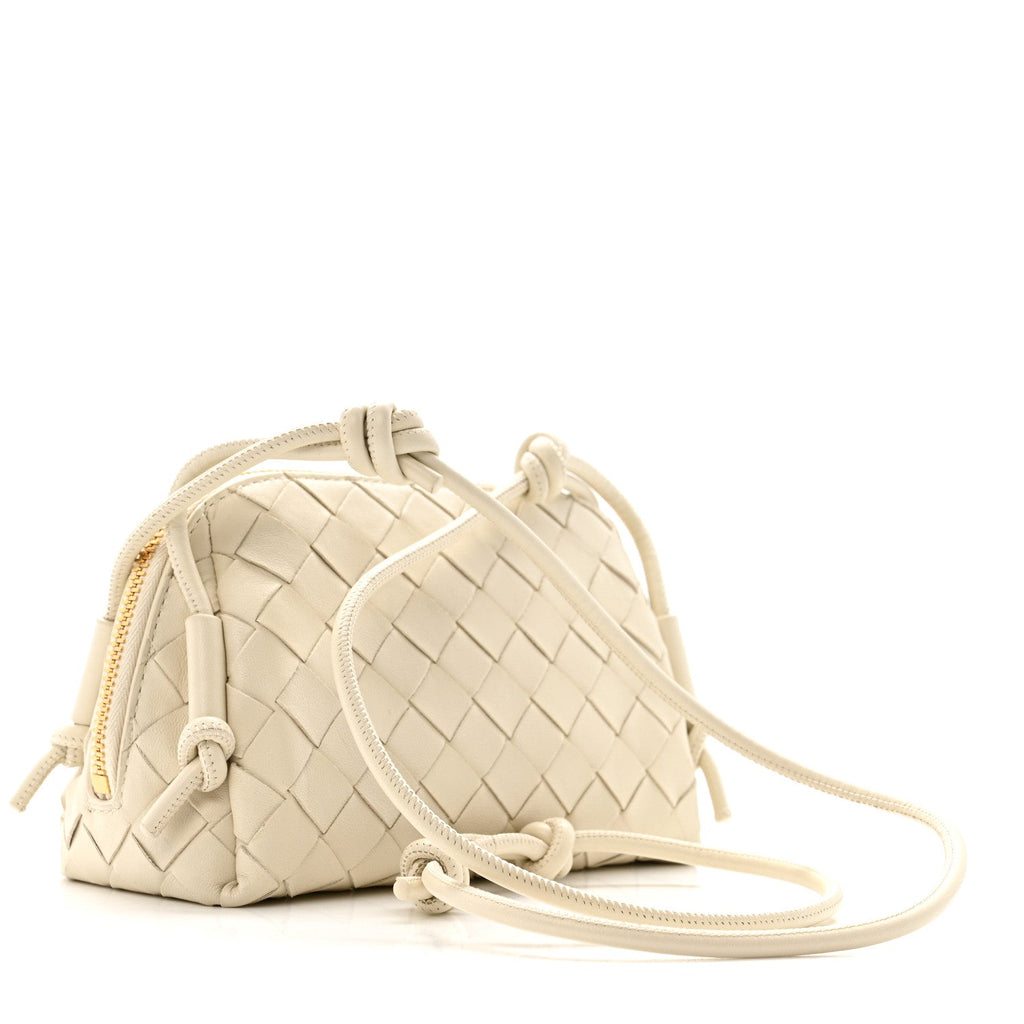 Nappa Intrecciato Concert Pouch Sea Salt