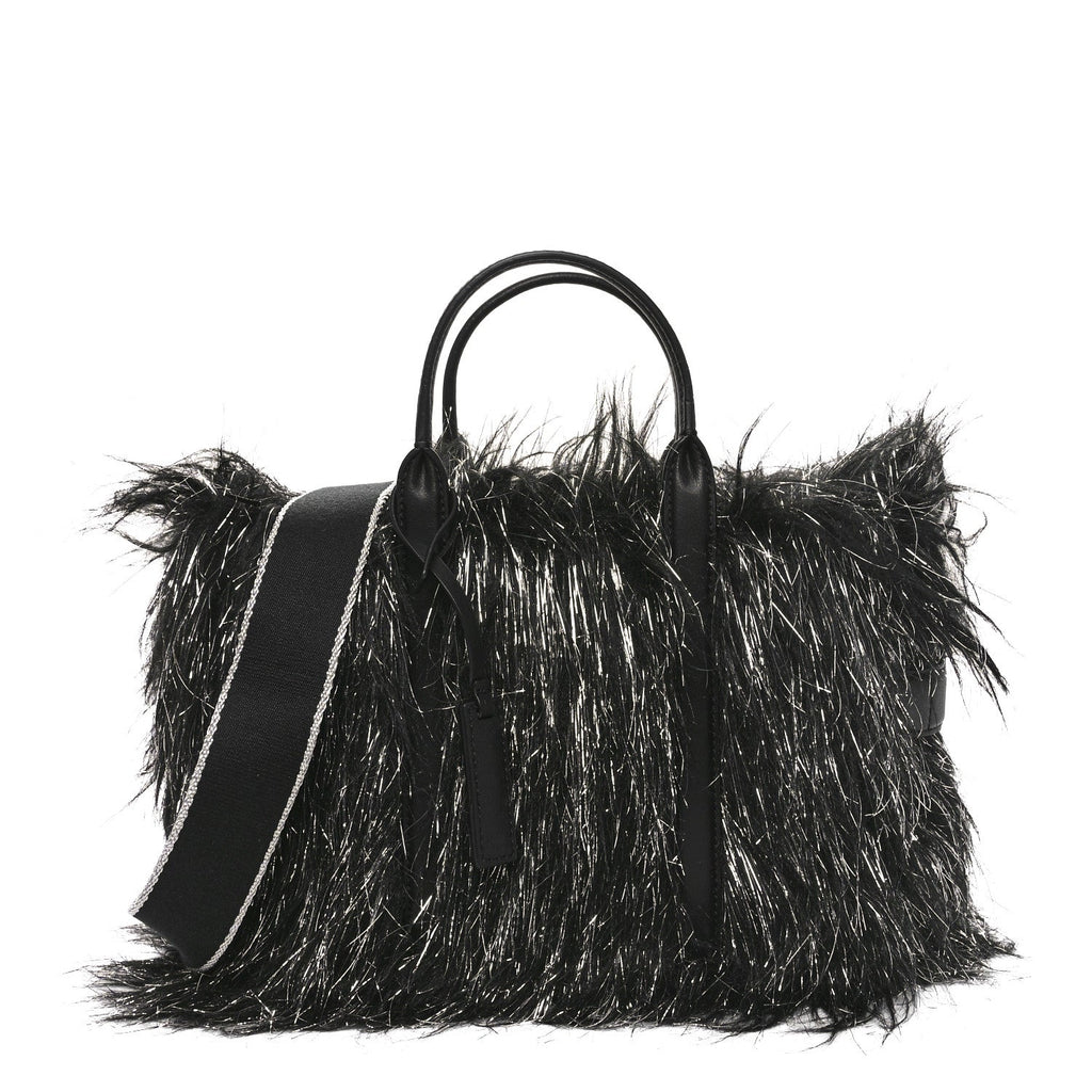 The Creature Small Tote Bag Black Silver