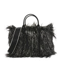 The Creature Small Tote Bag Black Silver