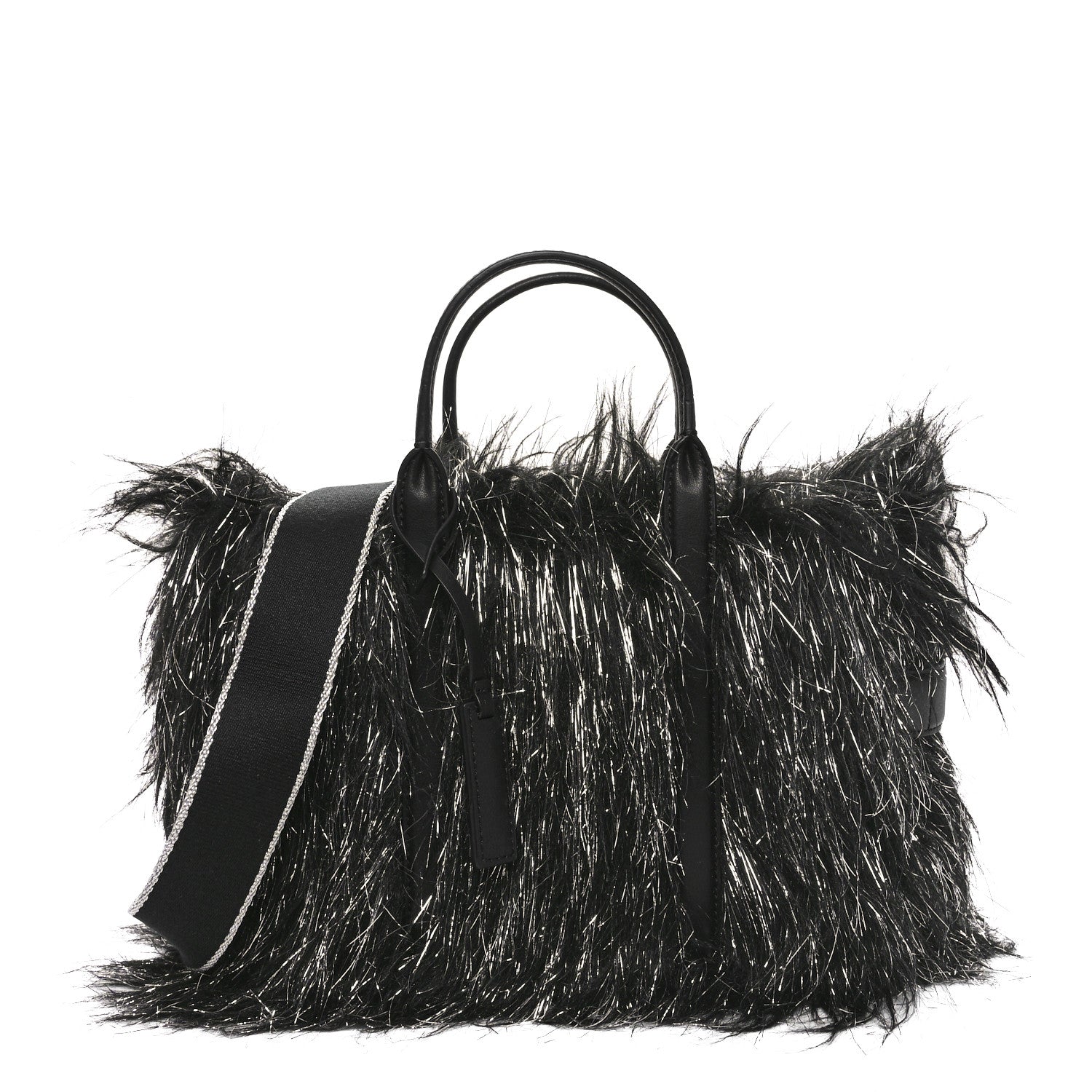 The Creature Small Tote Bag Black Silver