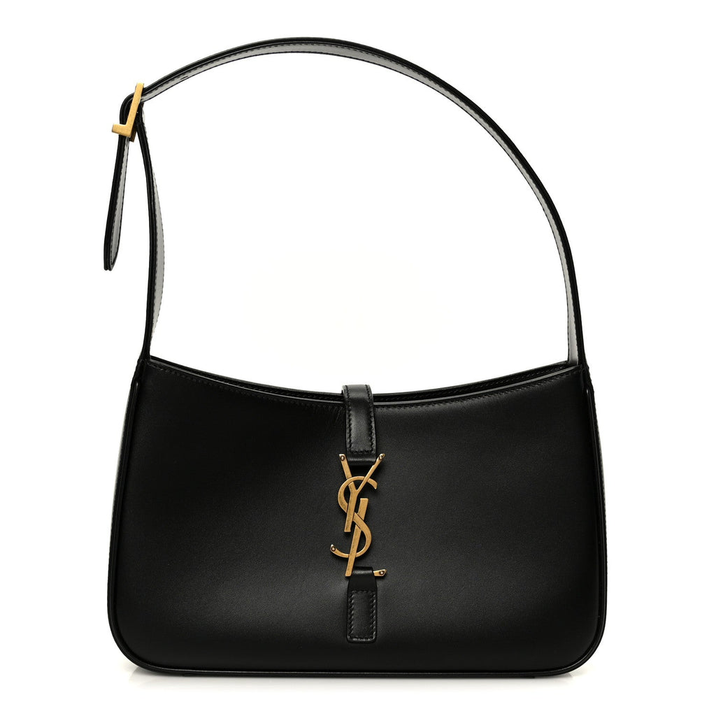 Smooth Calfskin Le 5 A 7 Hobo Black