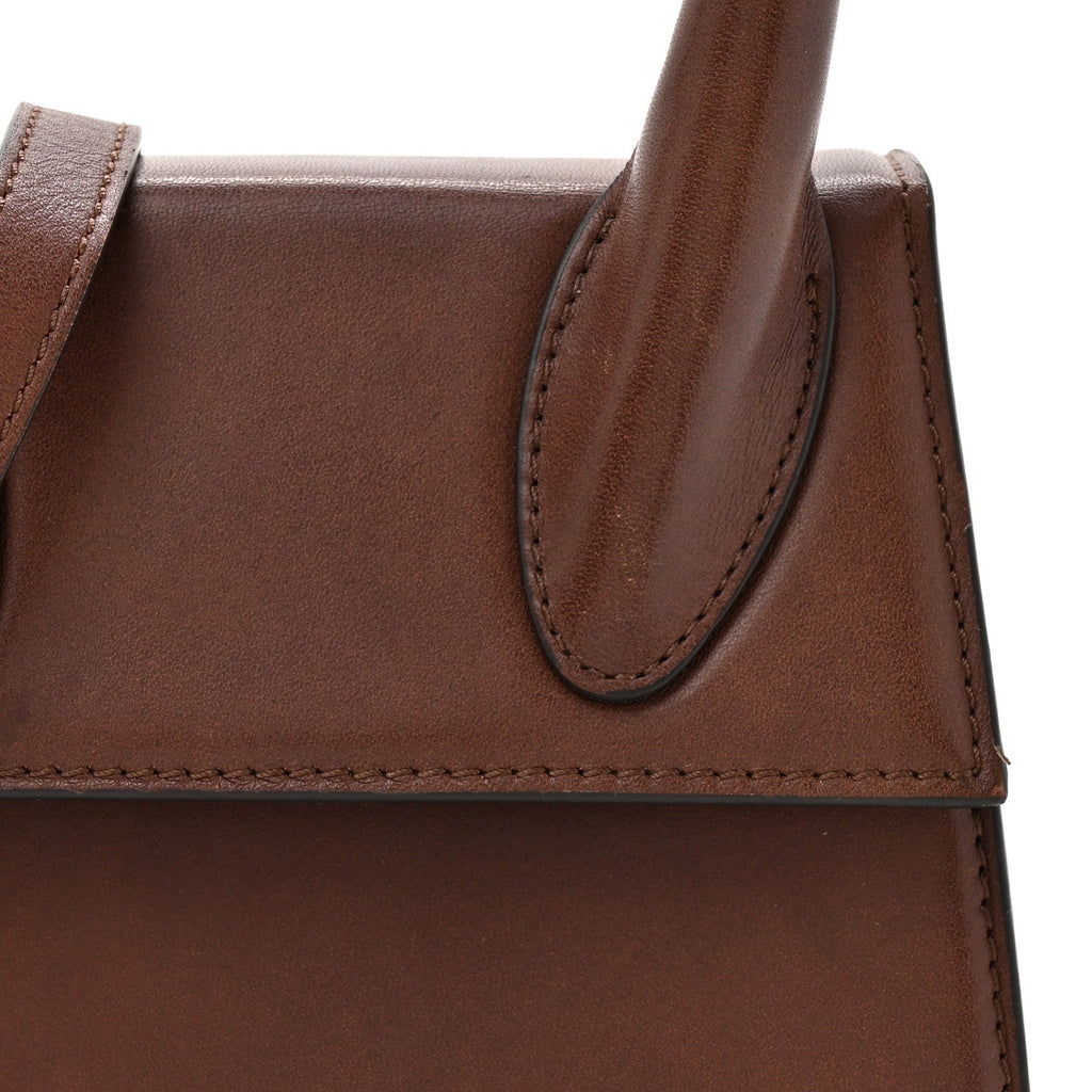 Smooth Calfskin Le Grand Chiquito Dark Brown