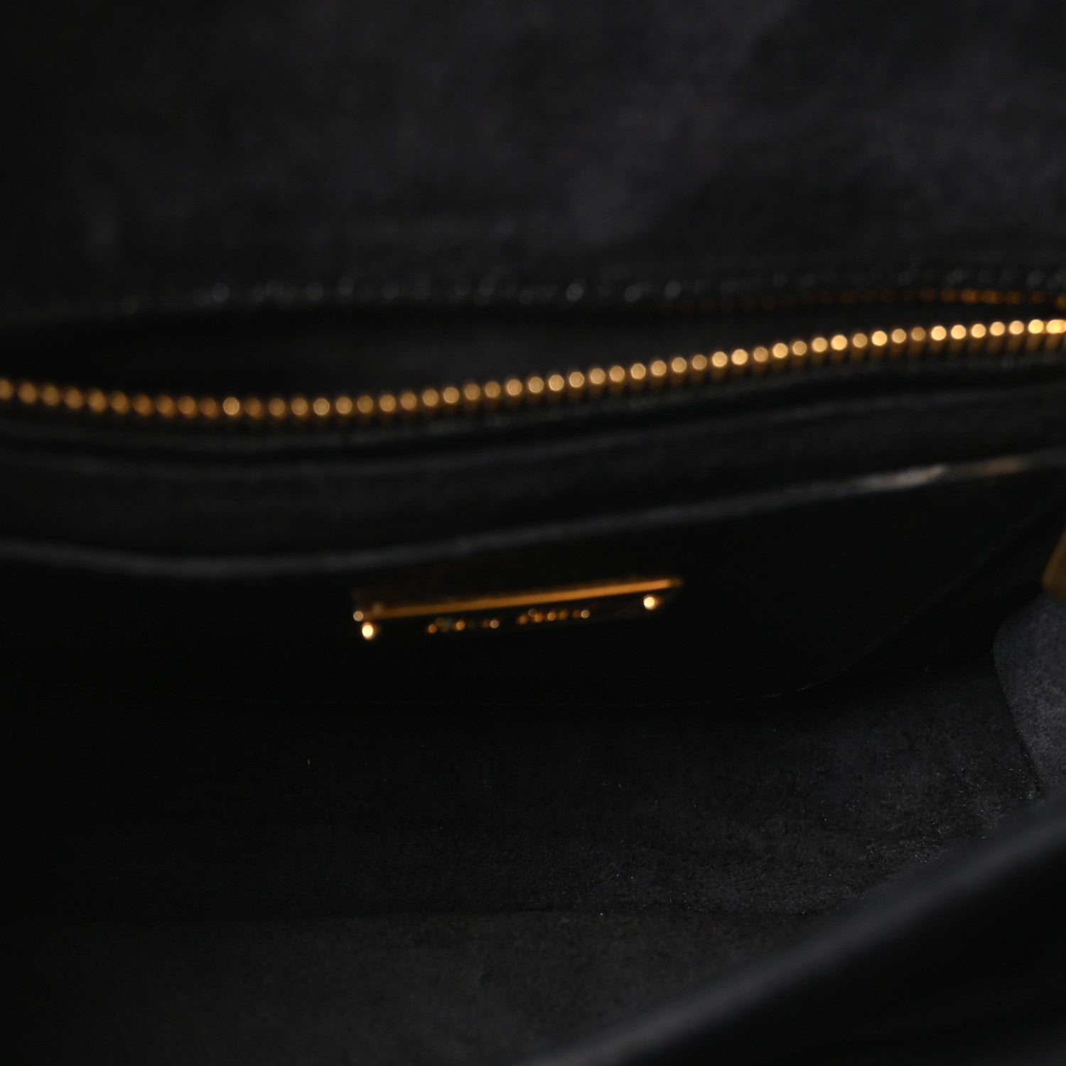 Goatskin Madras Crossbody Bag Black