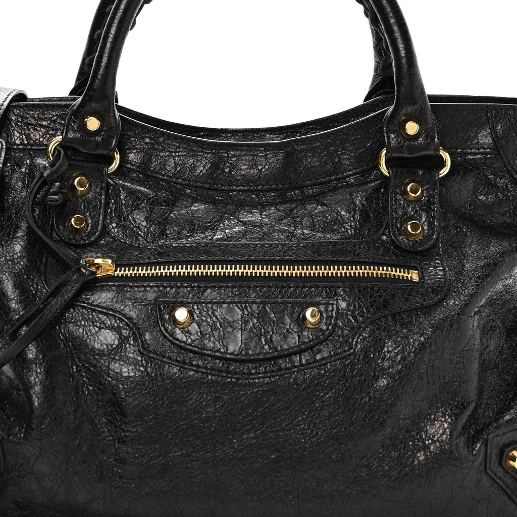 Agneau Classic Gold Hardware City Black