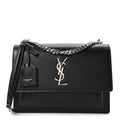 Calfskin Medium Monogram Sunset Black