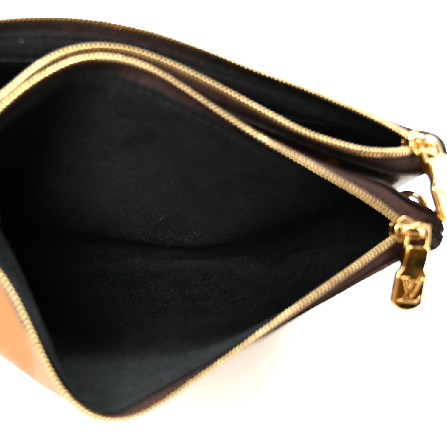 Reverse Monogram Giant Double Zip Pochette