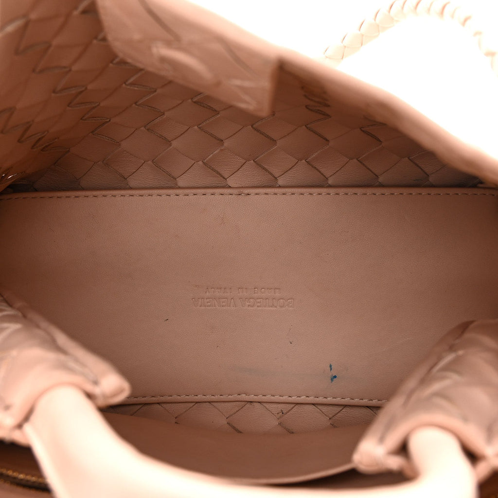 Nappa Intrecciato Small Andiamo Shoulder Bag Lotus