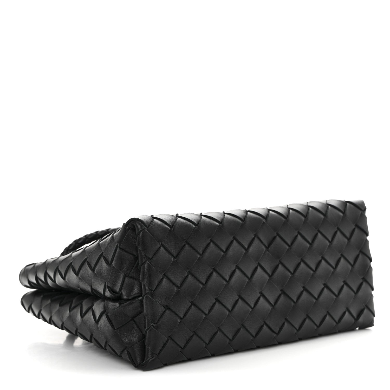 Nappa Intrecciato Small Andiamo Shoulder Bag Black