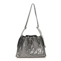 Metallic Caviar Quilted Small Chanel 25 Handbag Anthracite