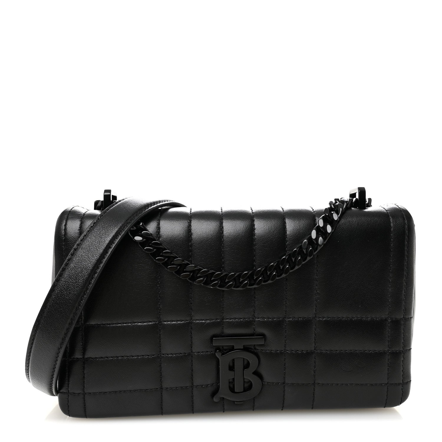 Lambskin Quilted Small Lola Bag Black