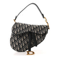 Oblique Saddle Bag Blue