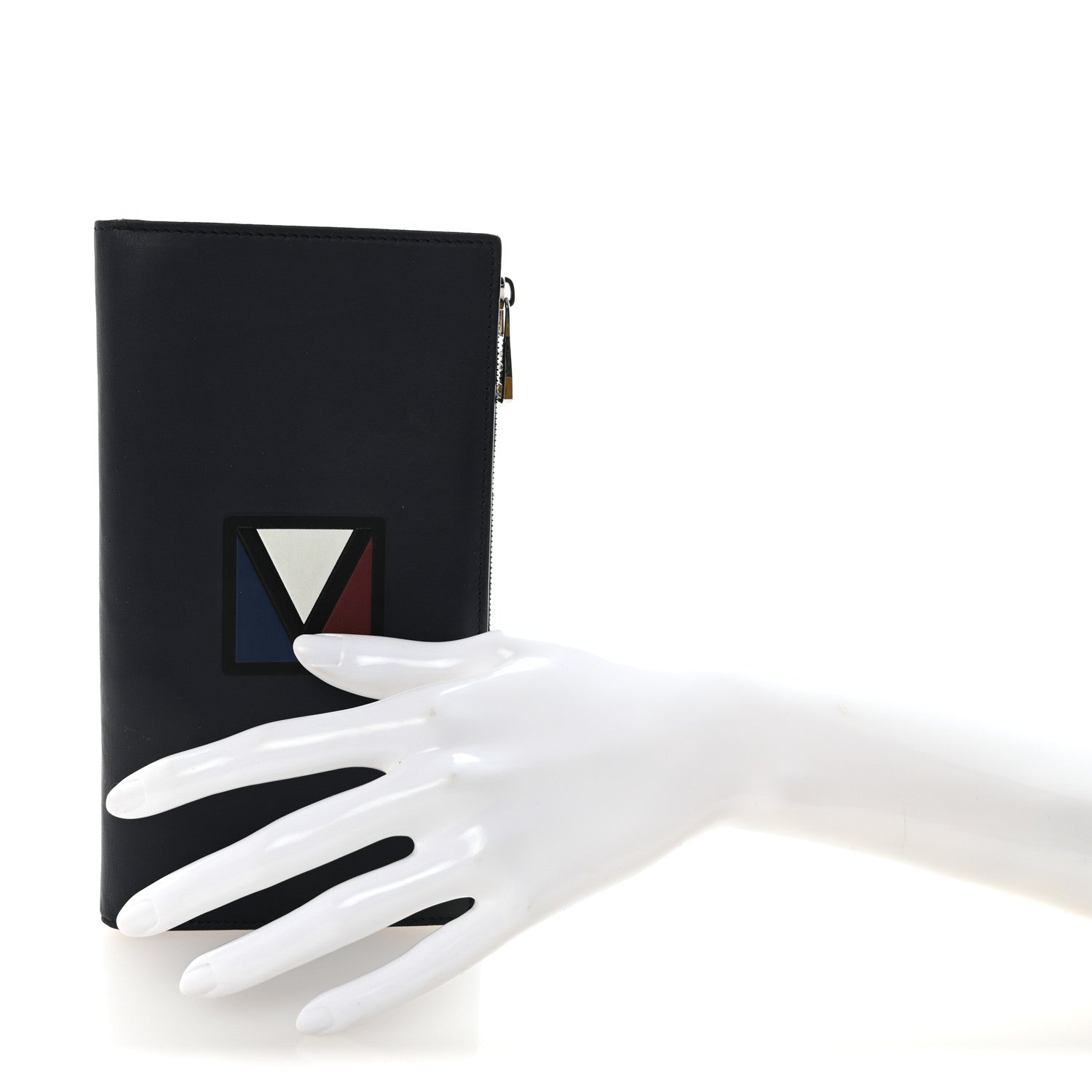 Smooth Calfskin America's Cup Organizer Wallet  Navy