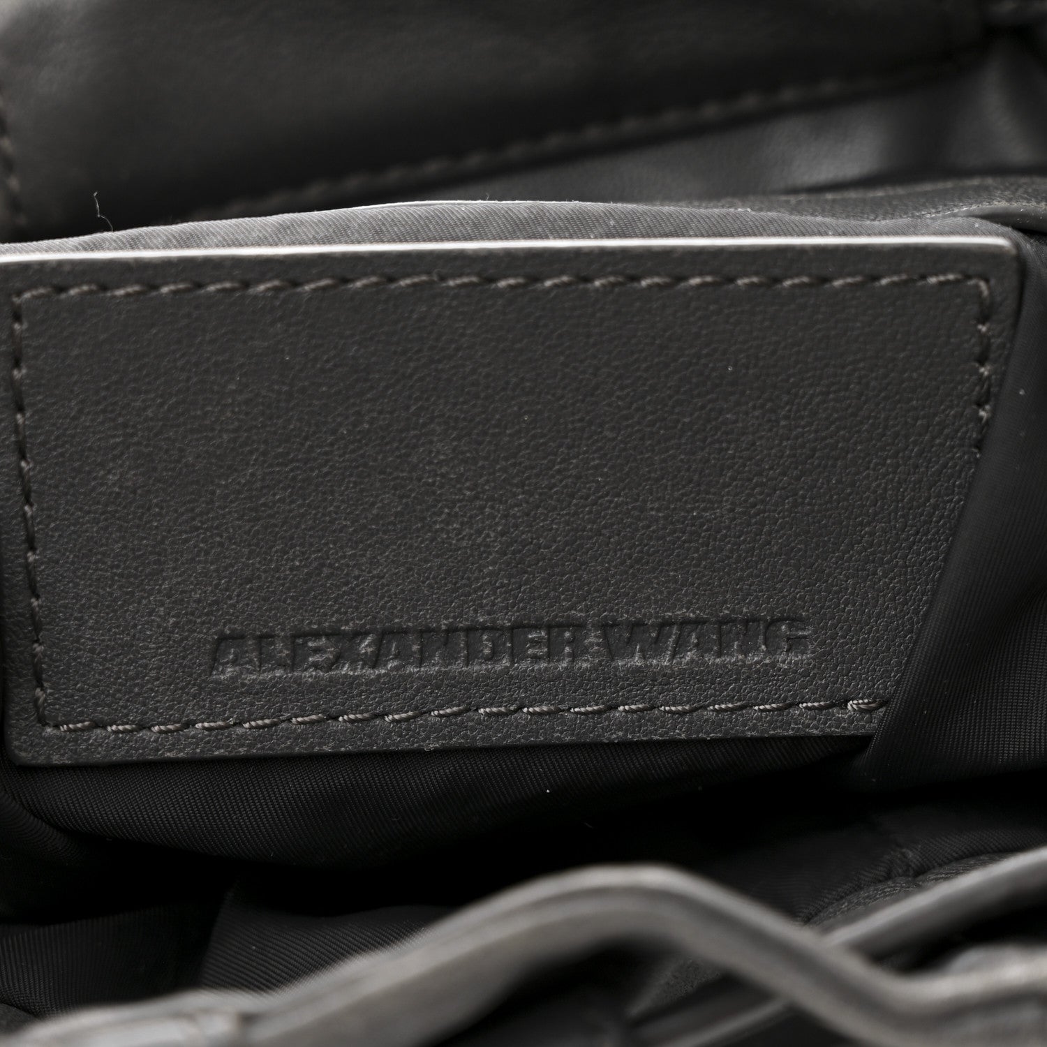 Lambskin Backpack Bag Grey