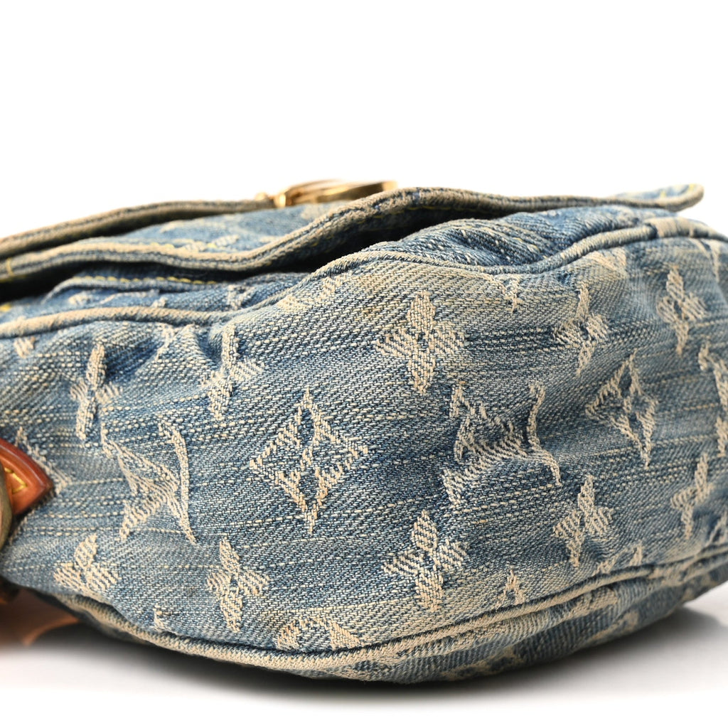 Denim Camera Bag Blue